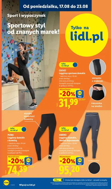 Lidl - gazetka promocyjna Katalog od poniedziałku 17.08 do soboty 22.08 - strona 22