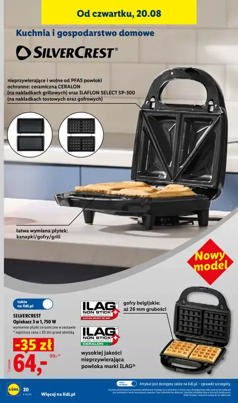 Lidl - gazetka promocyjna Katalog od poniedziałku 17.08 do soboty 22.08 - strona 32