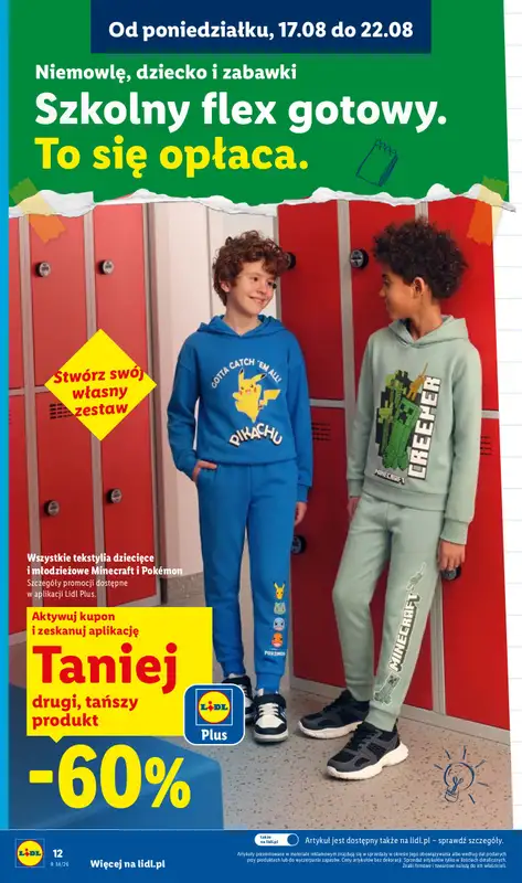 Lidl - gazetka promocyjna Katalog od poniedziałku 17.08 do soboty 22.08 - strona 12