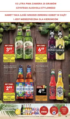 Delikatesy Centrum - gazetka promocyjna Gazetka  do środy 19.08 - strona 35