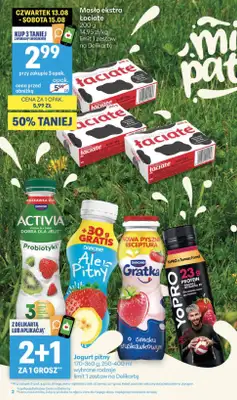 Delikatesy Centrum - gazetka promocyjna Gazetka  do środy 19.08 - strona 2