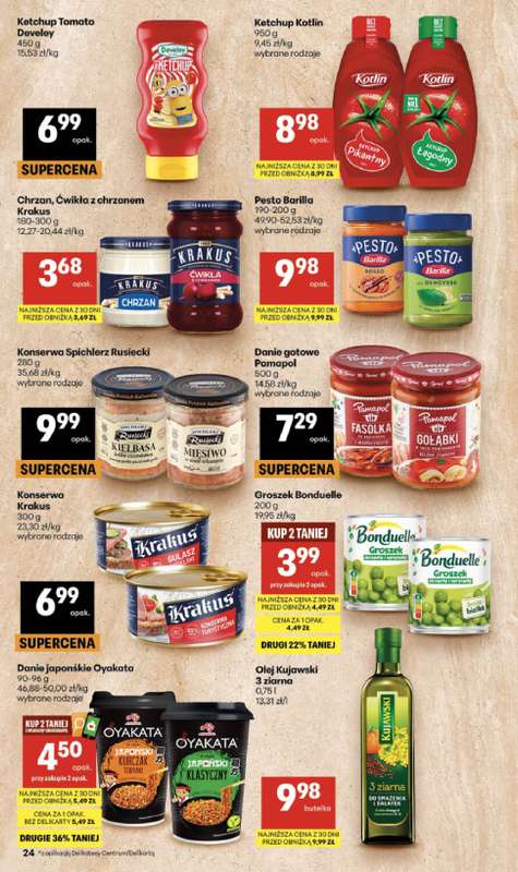 Delikatesy Centrum - gazetka promocyjna Gazetka  do środy 19.08 - strona 24