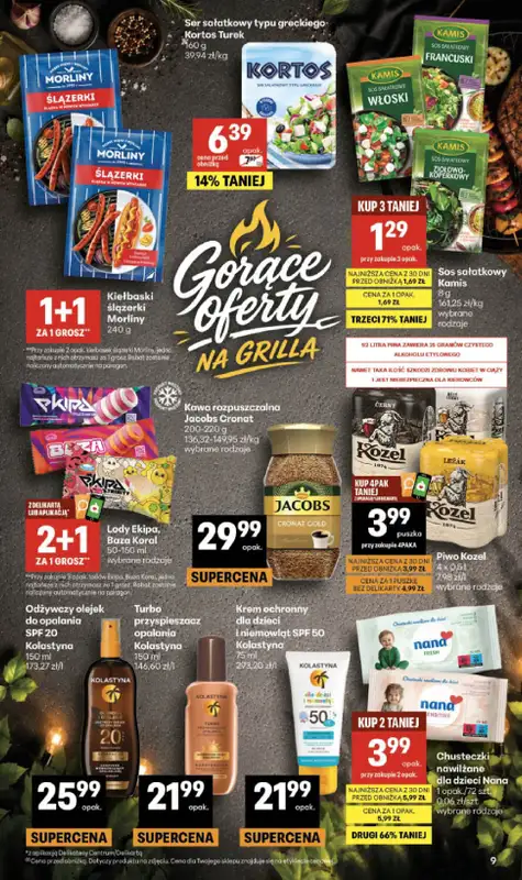 Delikatesy Centrum - gazetka promocyjna Gazetka  do środy 19.08 - strona 9