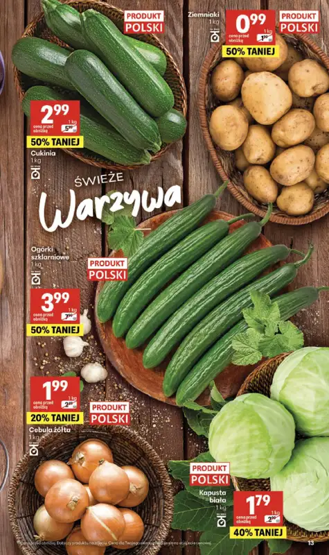 Delikatesy Centrum - gazetka promocyjna Gazetka  do środy 19.08 - strona 13
