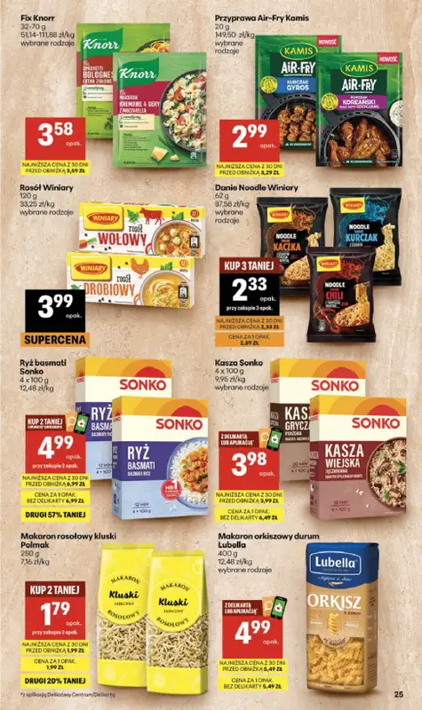 Delikatesy Centrum - gazetka promocyjna Gazetka  do środy 19.08 - strona 25