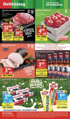 Delikatesy Centrum - gazetka promocyjna Gazetka  do środy 19.08
