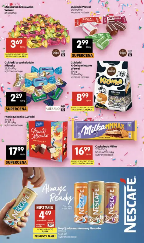 Delikatesy Centrum - gazetka promocyjna Gazetka  do środy 19.08 - strona 28