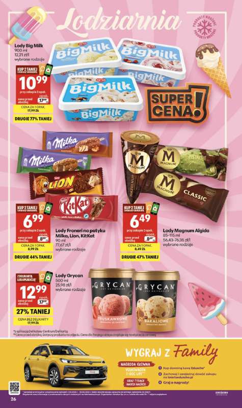 Delikatesy Centrum - gazetka promocyjna Gazetka  do środy 19.08 - strona 26