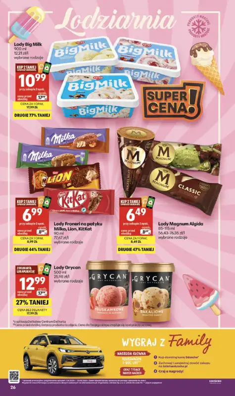 Delikatesy Centrum - gazetka promocyjna Gazetka  do środy 19.08 - strona 26