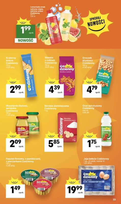 Delikatesy Centrum - gazetka promocyjna Gazetka  do środy 19.08 - strona 23