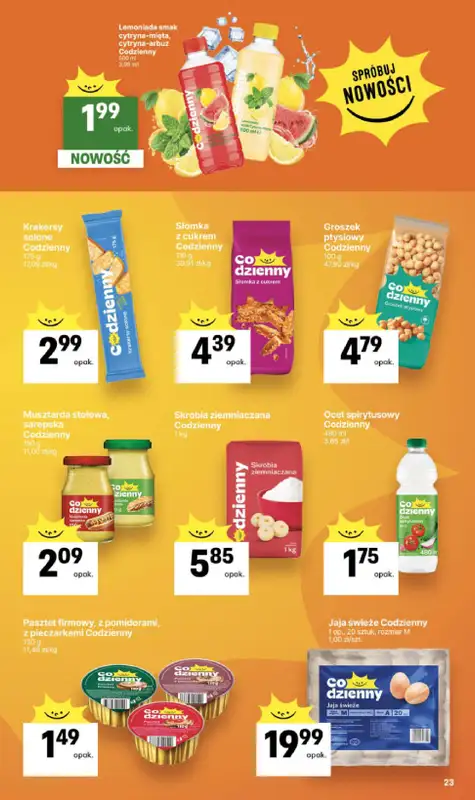 Delikatesy Centrum - gazetka promocyjna Gazetka  do środy 19.08 - strona 23