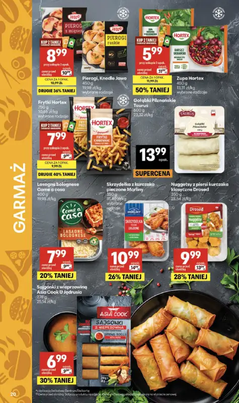 Delikatesy Centrum - gazetka promocyjna Gazetka  do środy 19.08 - strona 20