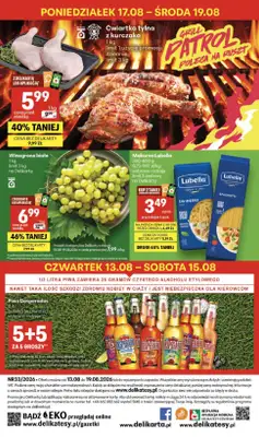 Delikatesy Centrum - gazetka promocyjna Gazetka  do środy 19.08 - strona 40