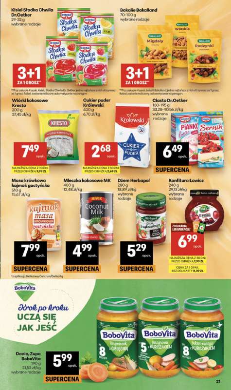 Delikatesy Centrum - gazetka promocyjna Gazetka  do środy 19.08 - strona 21