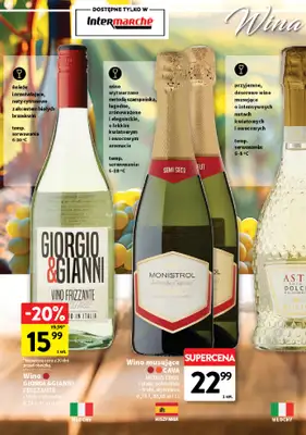 Intermarche - gazetka promocyjna Gazetka alkoholowa od poniedziałku 10.08 do środy 12.08 - strona 12