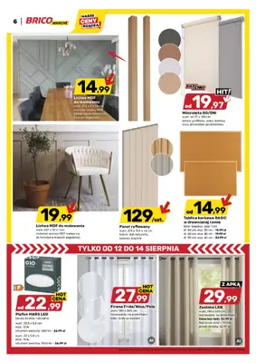 Bricomarche - gazetka promocyjna Gazetka od środy 12.08 do soboty 22.08 - strona 6