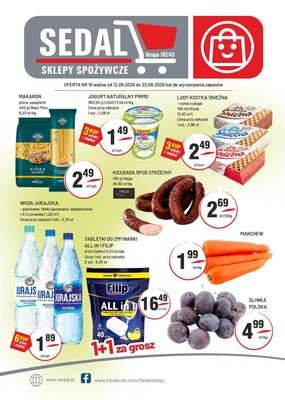 Sedal - gazetka promocyjna Gazetka od środy 12.08 do soboty 22.08