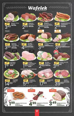 Wafelek - gazetka promocyjna Gazetka od poniedziałku 10.08 do soboty 22.08 - strona 2
