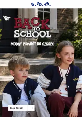 BACK TO SCHOOL - gazetka promocyjna 5.10.15 | Back To School od wtorku 11.08 