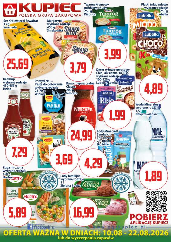Kupiec - gazetka promocyjna Oferta plakatowa od poniedziałku 10.08 do soboty 22.08 - strona 2