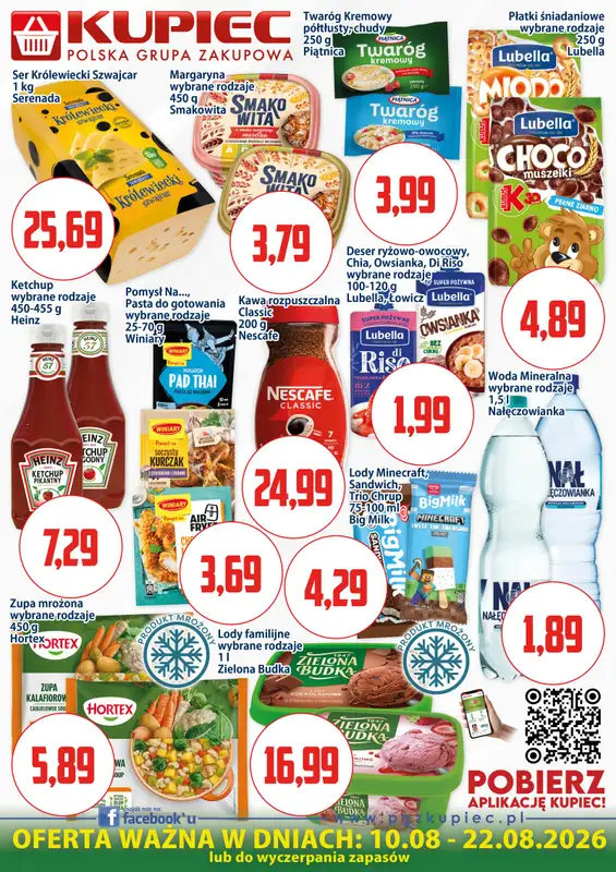 Kupiec - gazetka promocyjna Oferta plakatowa od poniedziałku 10.08 do soboty 22.08 - strona 2