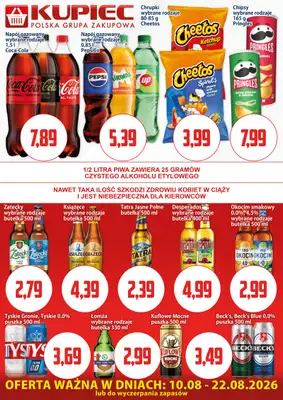 Kupiec - gazetka promocyjna Oferta plakatowa od poniedziałku 10.08 do soboty 22.08 - strona 3