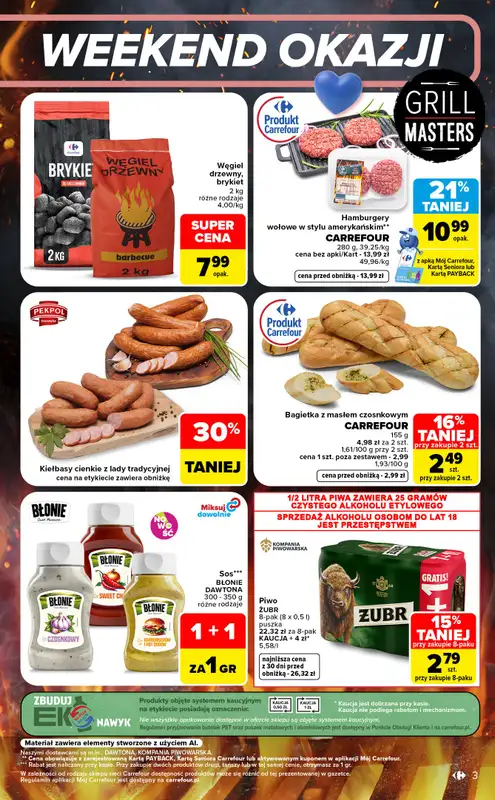 Carrefour - gazetka promocyjna W sumie od środy weekend okazji od środy 12.08 do piątku 14.08 - strona 3