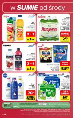 Carrefour - gazetka promocyjna W sumie od środy weekend okazji od środy 12.08 do piątku 14.08 - strona 6