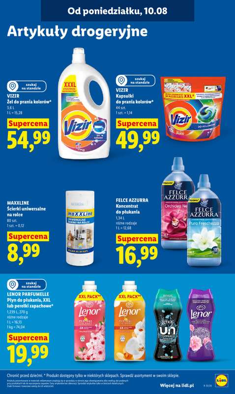 Lidl - gazetka promocyjna Oferta od poniedziałku od poniedziałku 10.08 do wtorku 11.08 - strona 91