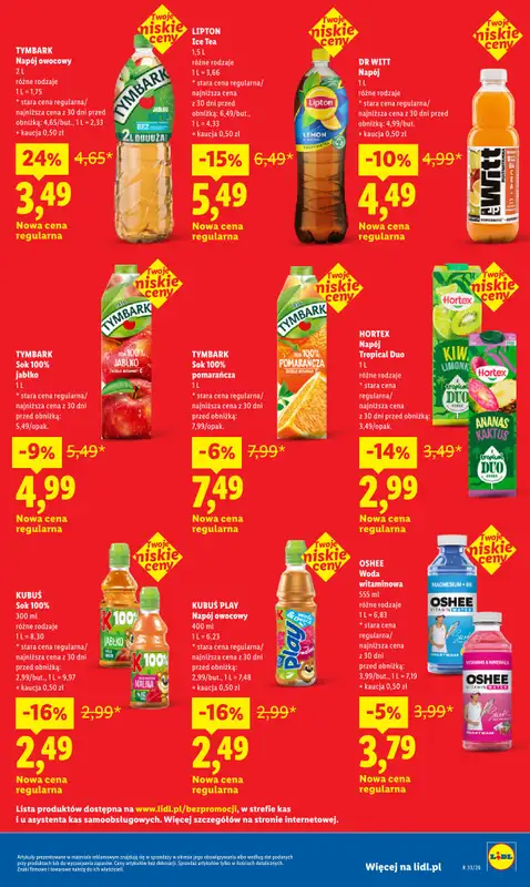 Lidl - gazetka promocyjna Oferta od poniedziałku od poniedziałku 10.08 do wtorku 11.08 - strona 33
