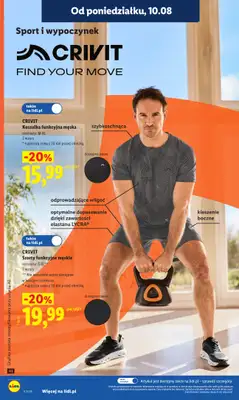 Lidl - gazetka promocyjna Oferta od poniedziałku od poniedziałku 10.08 do wtorku 11.08 - strona 36