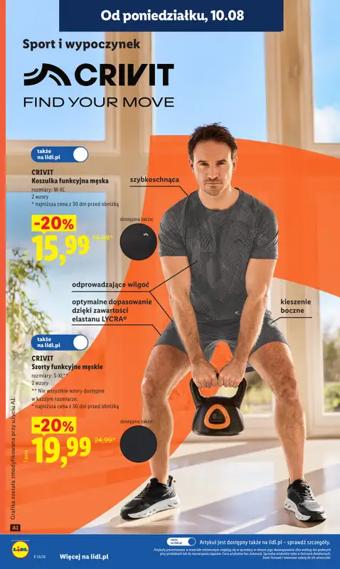 Lidl - gazetka promocyjna Oferta od poniedziałku od poniedziałku 10.08 do wtorku 11.08 - strona 36