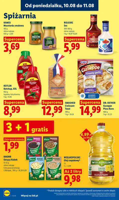 Lidl - gazetka promocyjna Oferta od poniedziałku od poniedziałku 10.08 do wtorku 11.08 - strona 84