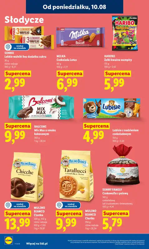 Lidl - gazetka promocyjna Oferta od poniedziałku od poniedziałku 10.08 do wtorku 11.08 - strona 80
