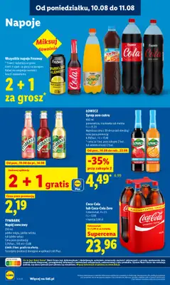Lidl - gazetka promocyjna Oferta od poniedziałku od poniedziałku 10.08 do wtorku 11.08 - strona 72