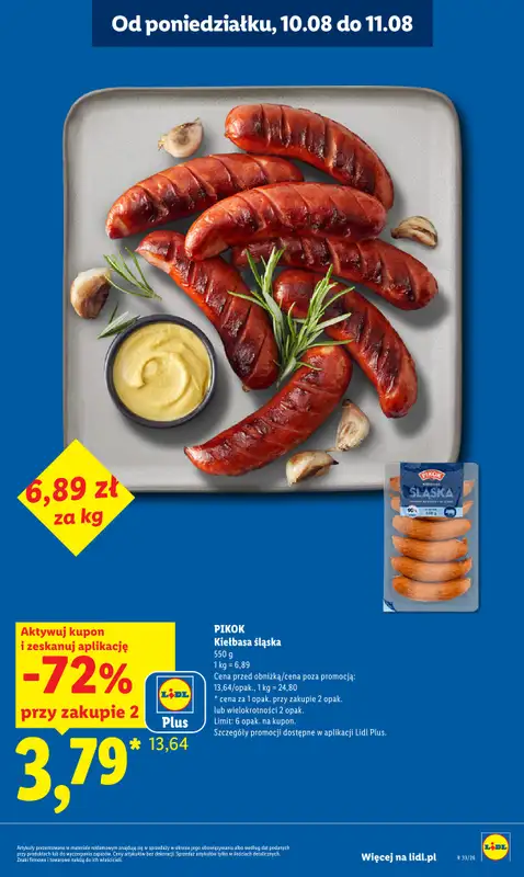 Lidl - gazetka promocyjna Oferta od poniedziałku od poniedziałku 10.08 do wtorku 11.08 - strona 13