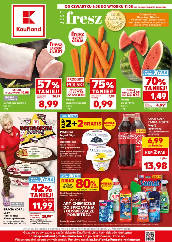 Kaufland - gazetka promocyjna Gazetka Tygodnia od czwartku 06.08 do wtorku 11.08