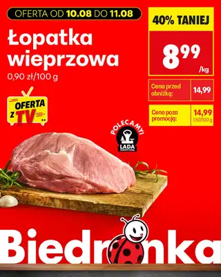 Biedronka - gazetka promocyjna Biedronkowe oszczędności od poniedziałku 10.08 do środy 12.08 - strona 8