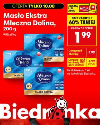 Biedronka - gazetka promocyjna Biedronkowe oszczędności od poniedziałku 10.08 do środy 12.08