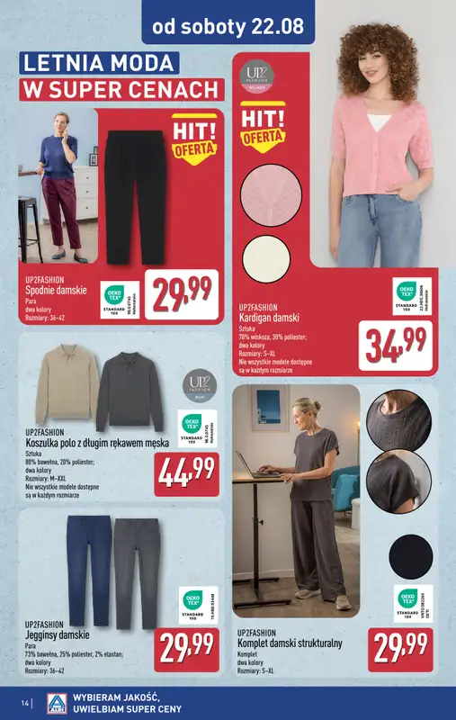 Aldi - gazetka promocyjna Aldi ma to coś! od środy 19.08 do soboty 22.08 - strona 14