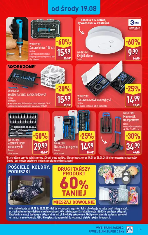 Aldi - gazetka promocyjna Aldi ma to coś! od środy 19.08 do soboty 22.08 - strona 5