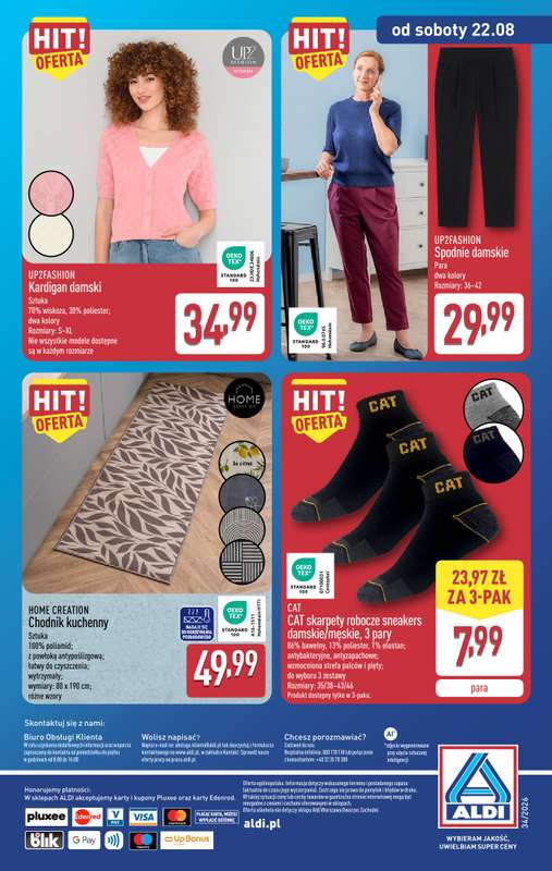 Aldi - gazetka promocyjna Aldi ma to coś! od środy 19.08 do soboty 22.08 - strona 16