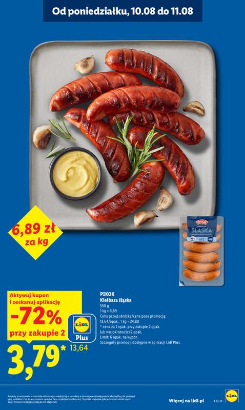 Lidl - gazetka promocyjna Oferta od poniedziałku od poniedziałku 10.08 do wtorku 11.08 - strona 13