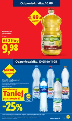 Lidl - gazetka promocyjna Oferta od poniedziałku od poniedziałku 10.08 do wtorku 11.08 - strona 27