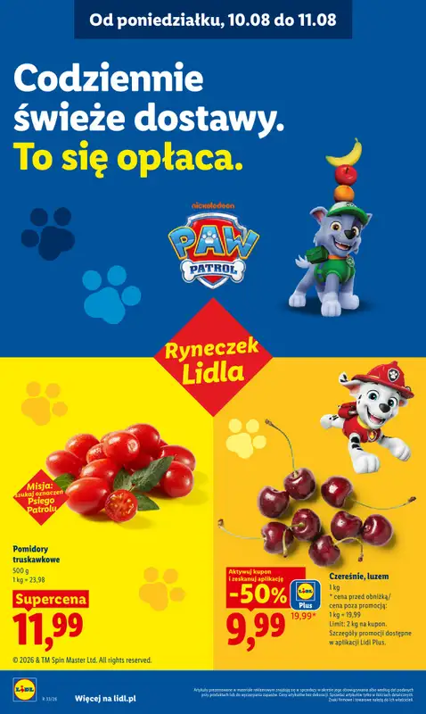 Lidl - gazetka promocyjna Oferta od poniedziałku od poniedziałku 10.08 do wtorku 11.08 - strona 44