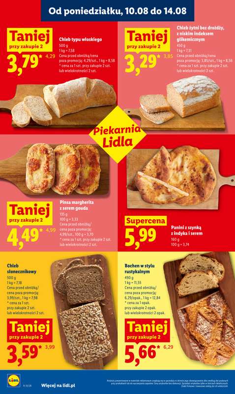 Lidl - gazetka promocyjna Oferta od poniedziałku od poniedziałku 10.08 do wtorku 11.08 - strona 50