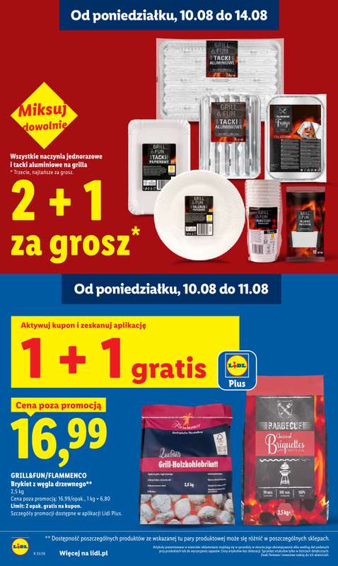 Lidl - gazetka promocyjna Oferta od poniedziałku od poniedziałku 10.08 do wtorku 11.08 - strona 14