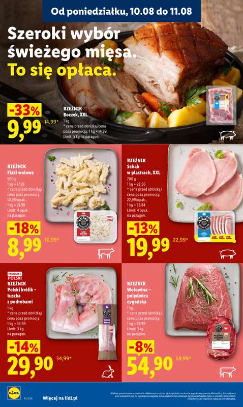 Lidl - gazetka promocyjna Oferta od poniedziałku od poniedziałku 10.08 do wtorku 11.08 - strona 56