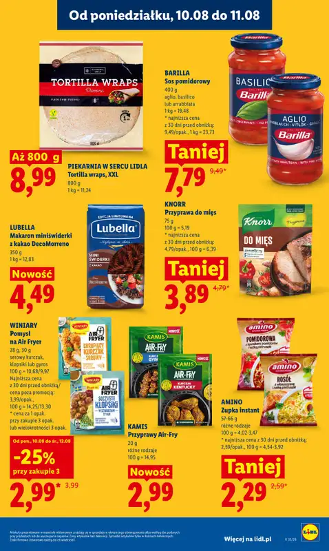 Lidl - gazetka promocyjna Oferta od poniedziałku od poniedziałku 10.08 do wtorku 11.08 - strona 85