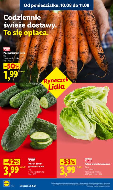 Lidl - gazetka promocyjna Oferta od poniedziałku od poniedziałku 10.08 do wtorku 11.08 - strona 42